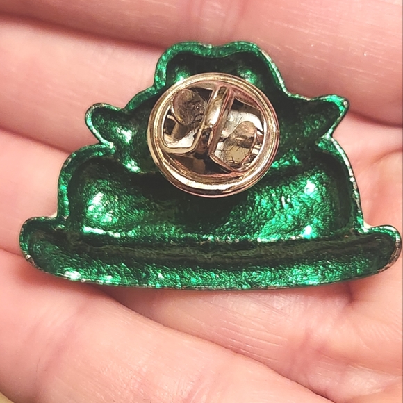 Creative Irish Gifts Shamrock Earrings & Whimsical Googly Eyes Irish Frog Pin - Picture 5 of 5